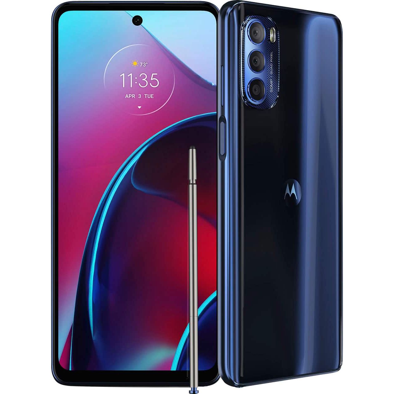 Motorola Moto G Stylus (2022) Unlocked Smartphone - 128GB Storage, Twilight Blue | Large Screen for Note-Taking, Photography & Productivity