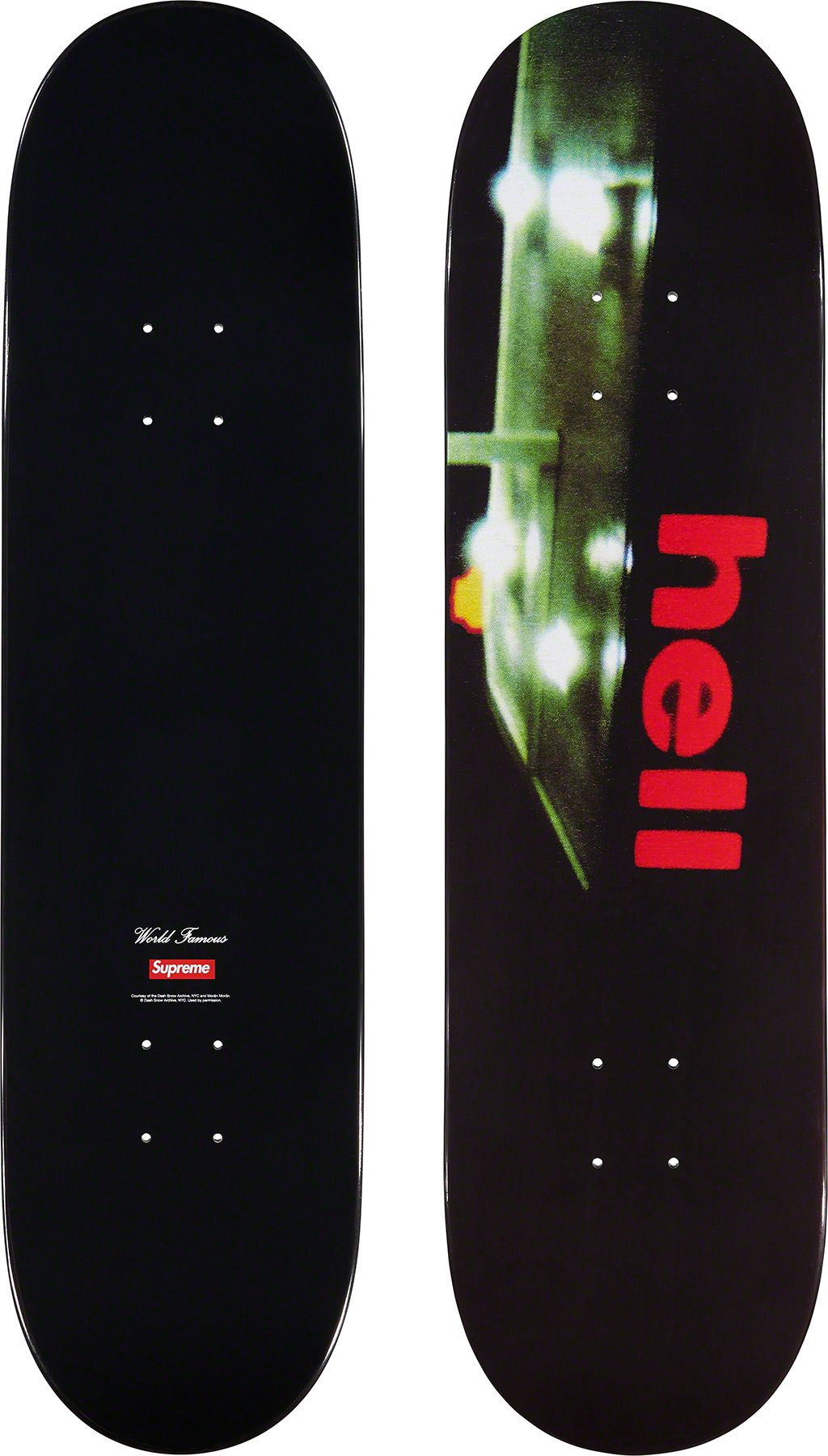 Supreme Hell Skateboard - Professional Skateboard Deck for Street & Park Skating - Perfect for Tricks, Commuting & Skateboarding Enthusiasts