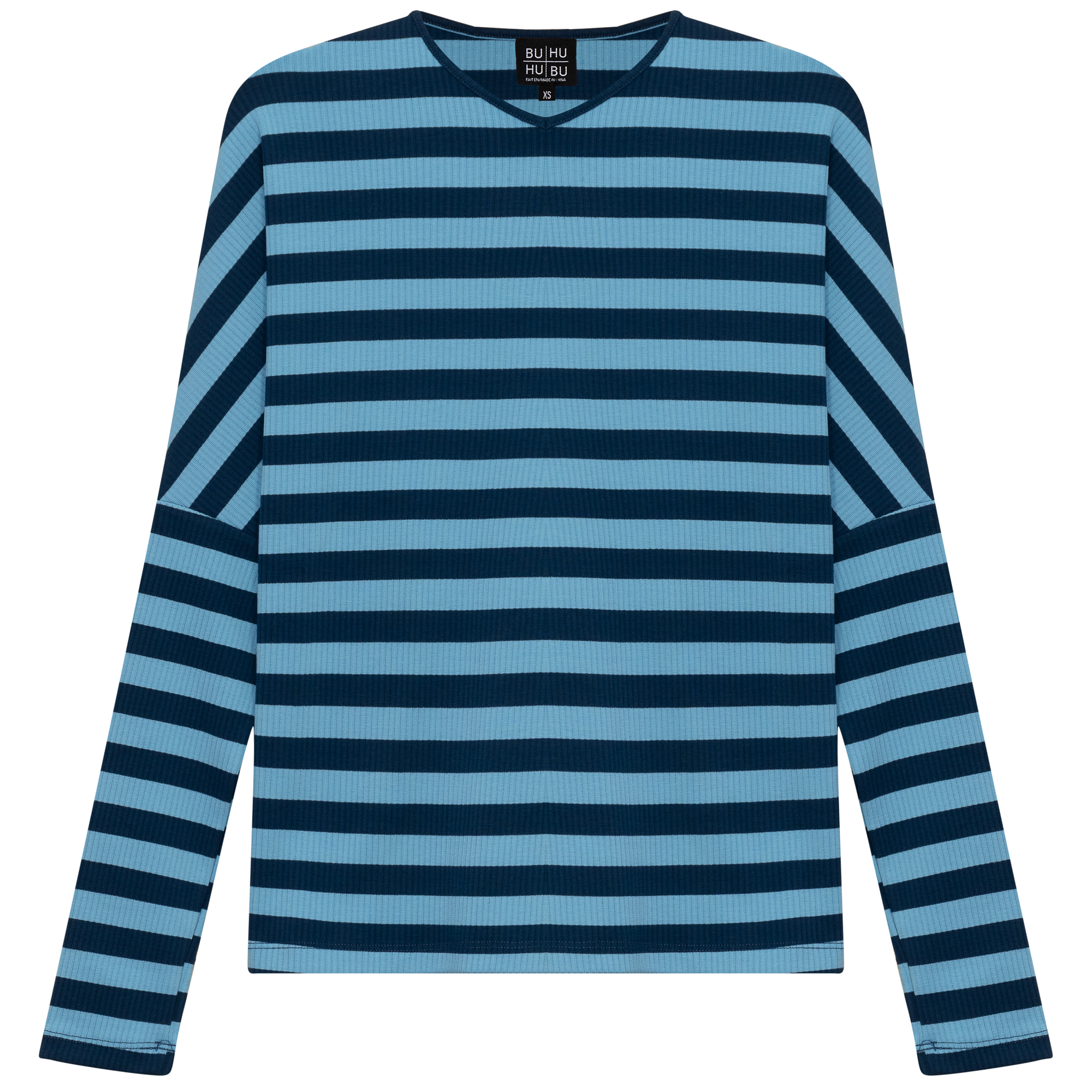Stylish Cotton Striped V-Neck Top for Women - Soft & Comfortable Casual Shirt - Perfect for Everyday Wear, Office, and Outings