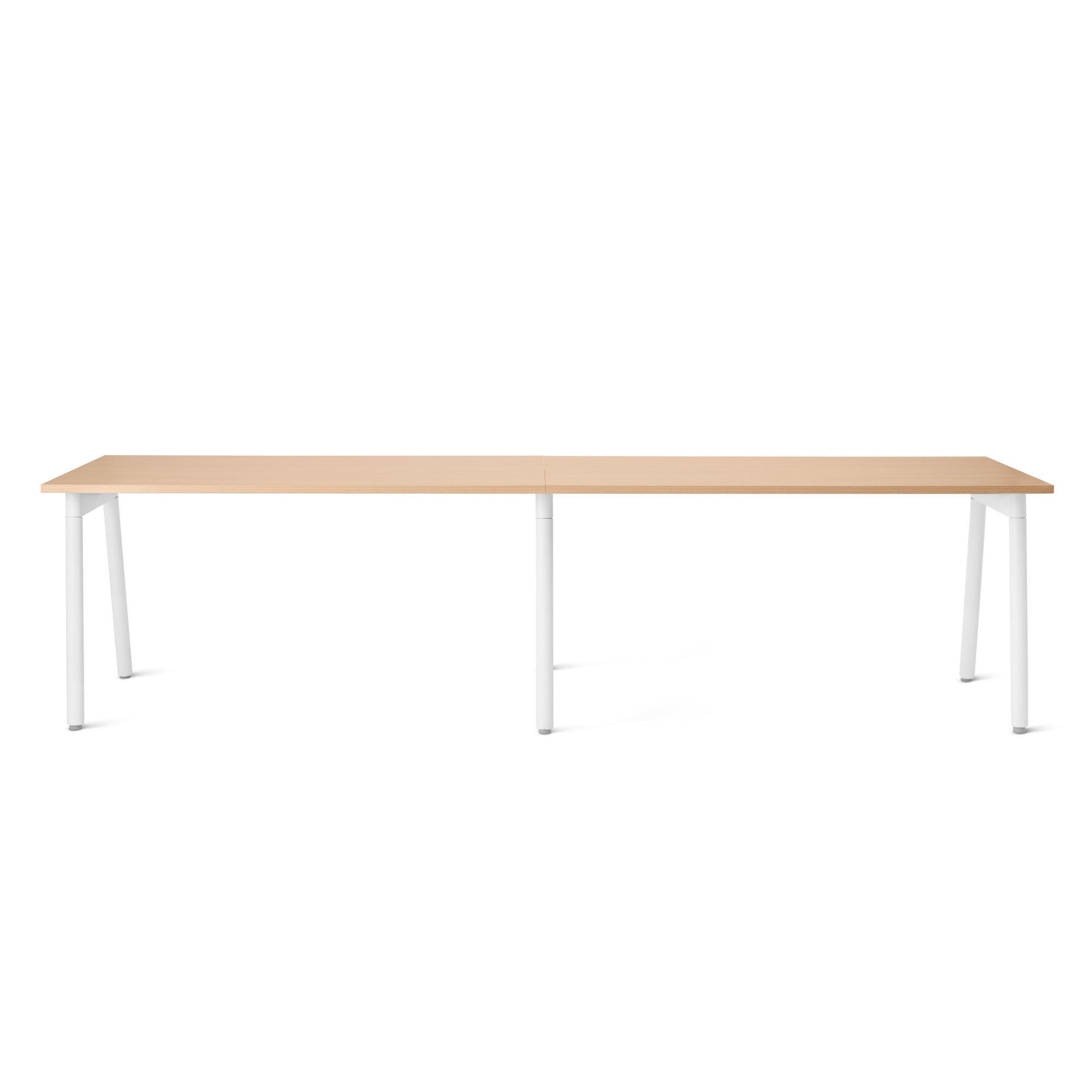 Series A Single Desk for 2 - Modern Two-Person Office Desk with Ample Workspace | Perfect for Home Office, Study Room & Small Workspaces