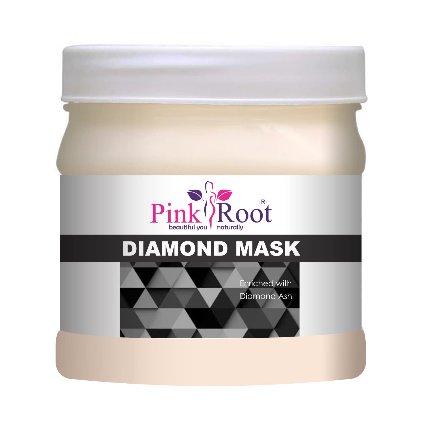 Pink Root Diamond Facial Mask 500ml & Mango Exfoliating Scrub 500ml - Hydrating & Brightening Skincare Set for Glowing Skin | Perfect for Spa Day & Night Routine