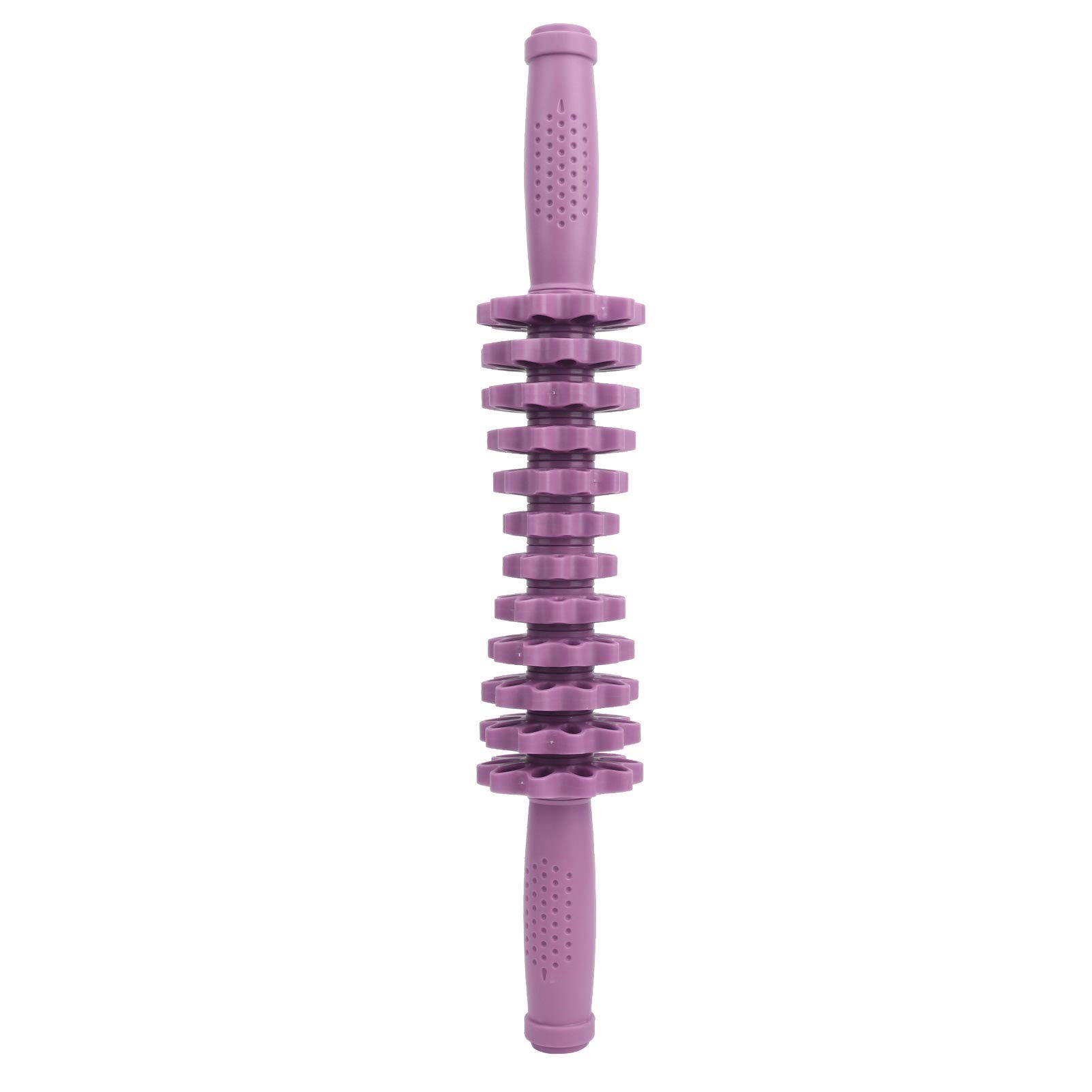 Portable Fitness Massage Stick Roller - Muscle Pain Relief & Recovery Tool for Yoga, Workout, Sports - Purple