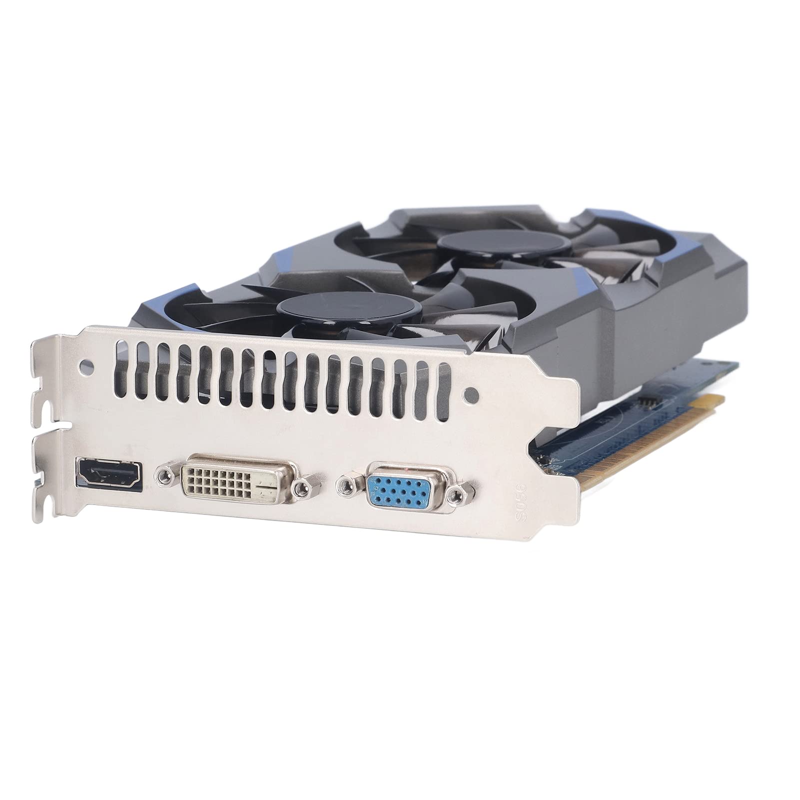 ASHATA GeForce GTX 750 Ti 2GB GDDR5 128Bit PCIe 3.0 Gaming Graphics Card with Dual Cooling Fans - DVI/VGA/HDMI Output, Low Noise PC Video Card for Gaming, Streaming & Home Theater PCs