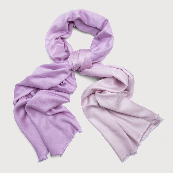 Luxury Cashmere Ombre Scarf for Women - Soft Winter Fashion Accessory - Perfect for Cold Weather, Office & Holiday Gifts