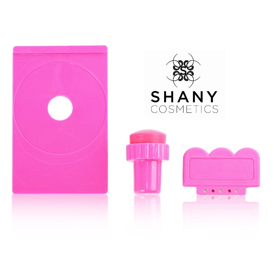 Professional Nail Art Stamping Kit - All-in-One Image Plate Holder, Scraper & Stamper Set for DIY Manicures | Perfect for Home Salon, Nail Parties & Gift Giving