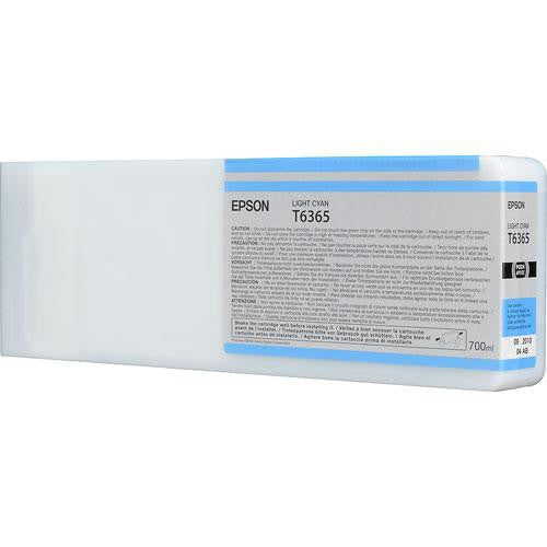 Epson T636500 700ml Ultrachrome HDR Light Cyan Ink Cartridge for Epson 7900/7890/9890/9900 Printers - Perfect for Photo Printing, Fine Art Reproduction, and Professional Graphic Design Projects