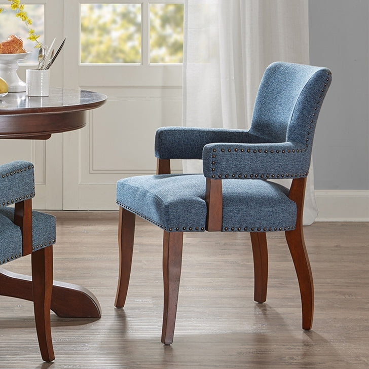 Dawson Arm Dining Chair - Modern Upholstered Side Chair for Kitchen, Dining Room & Office - Comfortable & Stylish Home Furniture for Everyday Use