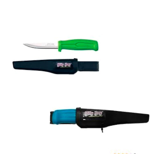 Betts Hi Viz 3 3/4 Inch Bait Knife - Assorted Colors for Fishing, Boating & Outdoor Activities - High Visibility Fishing Tool for Saltwater & Freshwater Anglers