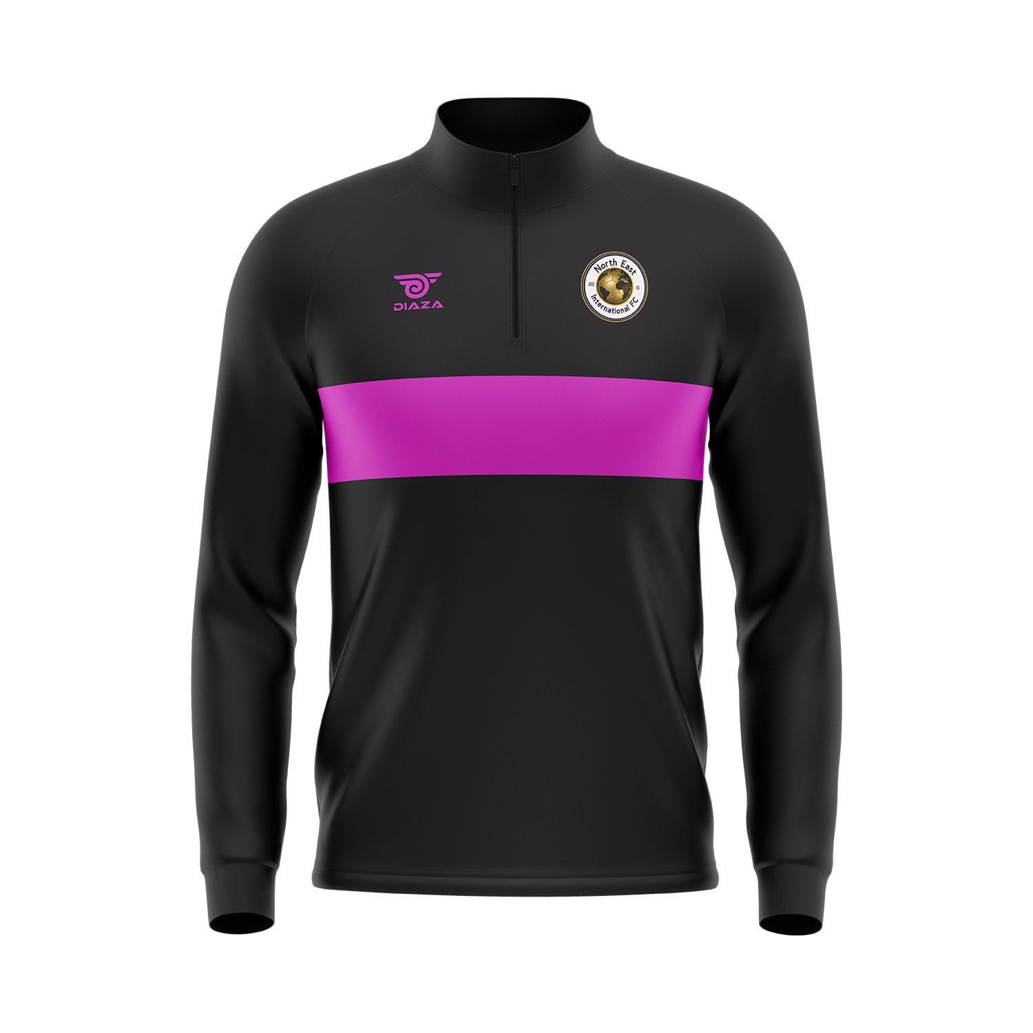 NEI FC Tracksuit for Women - Pink & Black Athletic Outfit | Gym Wear, Running Suit, Casual Street Style