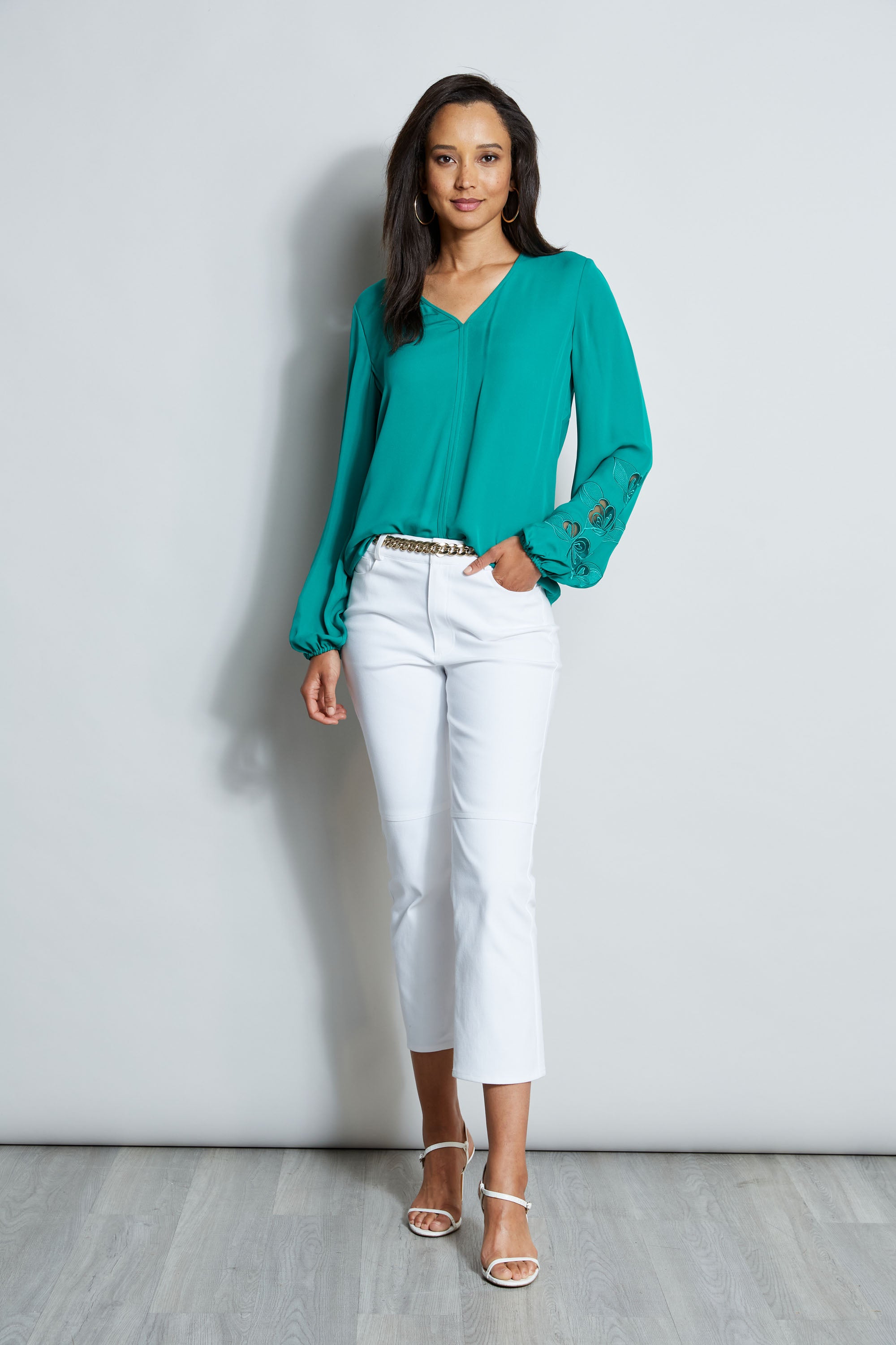 Embroidered Long Sleeve Shirt for Men & Women - Stylish Casual Button Down Top for Everyday Wear | Perfect for Office, Date Night & Outdoor Activities