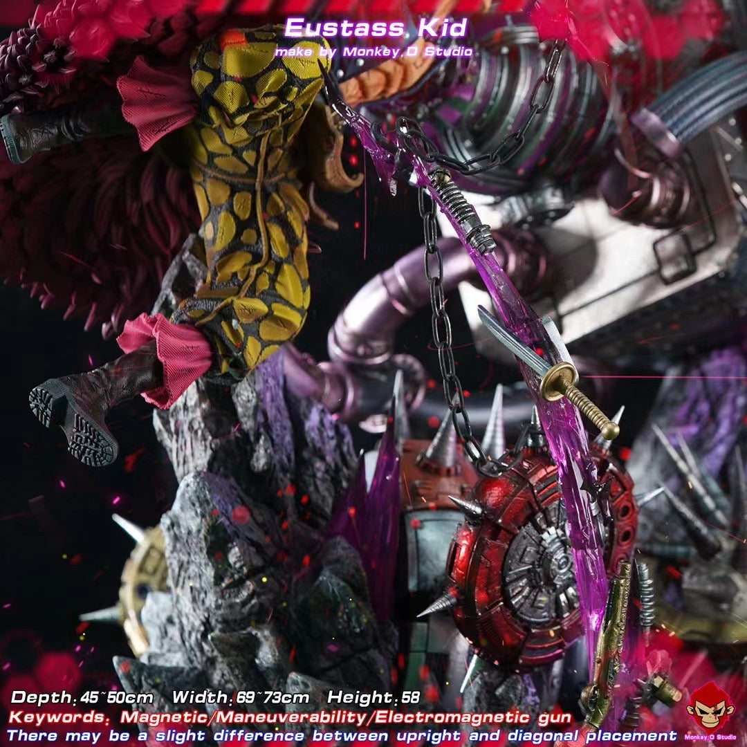 Monkey D Studio Eustass Kid Action Figure - One Piece Anime Collectible for Fans & Decor | Perfect for Display, Gifts, and Cosplay