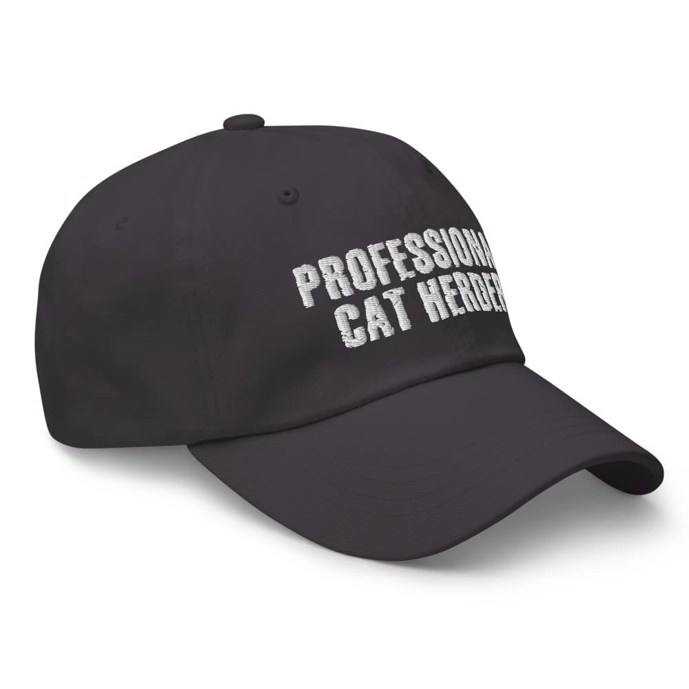 Funny Cat Herder Hat for Cat Lovers - Cute & Professional Cat Dad & Mom Hat - Perfect for Pet Owners, Gifts & Cat-Themed Parties