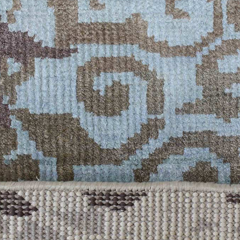 Handmade Hypnotic Eastern Hand Knotted Rug - Premium Wool Oriental Carpet for Living Room, Bedroom & Home Decor