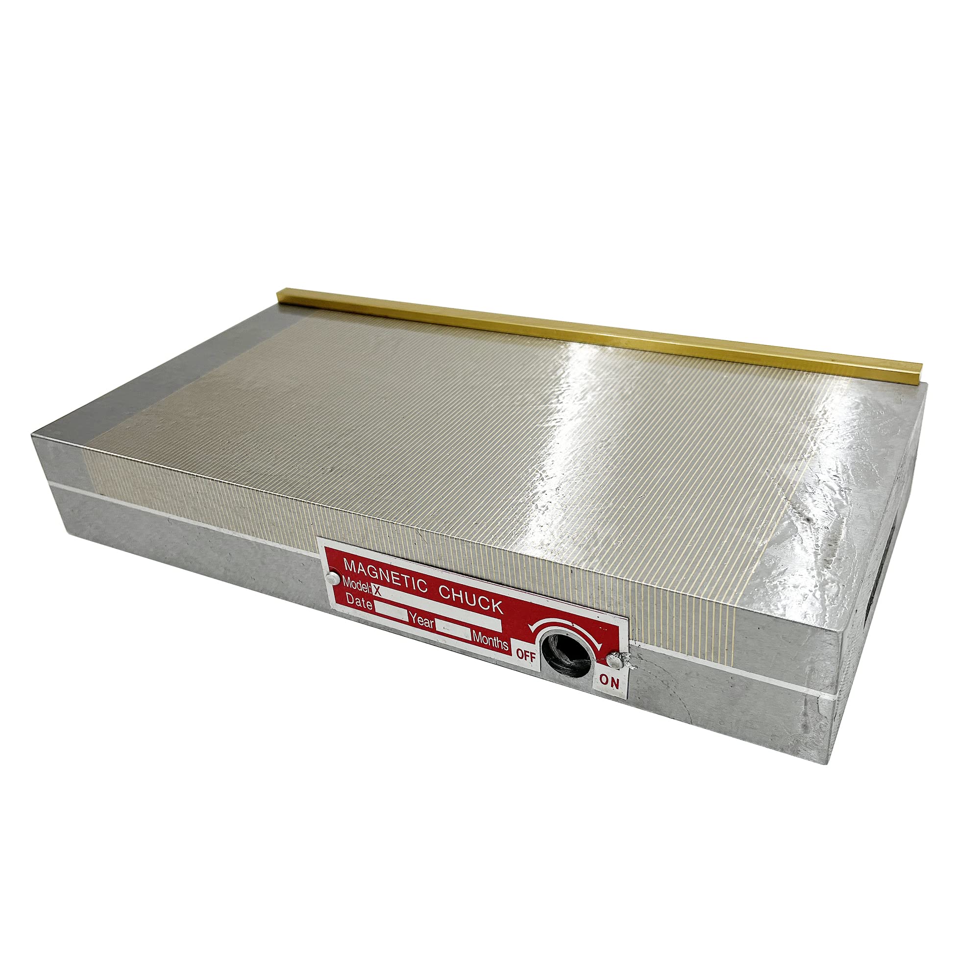 INTBUYING 6x12 Inch Fine Pole Permanent Magnetic Chuck - 100-120N/cm2 Powerful Sealed Rectangular Chuck for Grinding Machine, Milling & CNC Workholding | Perfect for Metal Grinding, Machining & Precision Work in Workshops