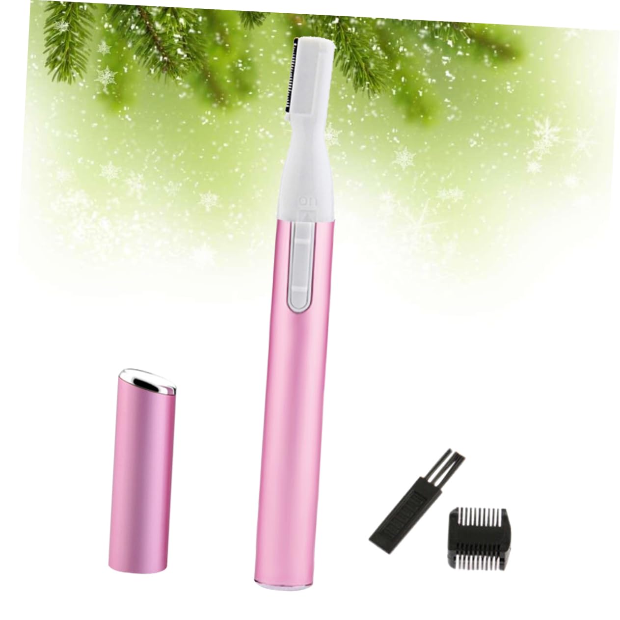 Electric Eyebrow Trimmer for Women - Rechargeable Facial Hair Remover, Painless & Portable Eyebrow Shaper with LED Light - Perfect for Travel, Home Use & Eyebrow Grooming