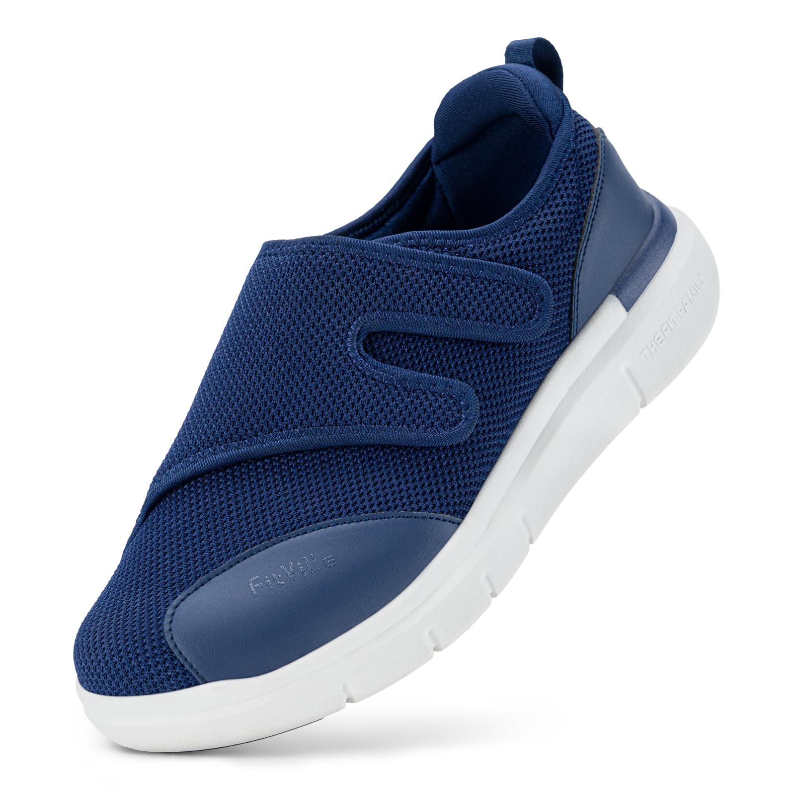 **FitVille Diabetic Shoes for Men – Extra Wide Width XX-Wide Orthopedic Slip-On Sneakers with Adjustable Closure & Arch Support – Therapeutic Cushioning for Swollen Feet – Ideal for Walking, Standing & Daily Comfort**