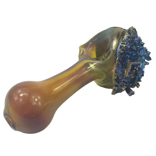 Tony Kazy Bismuth Spoon Pipe - Premium Handcrafted Smoking Pipe for Herbs & Tobacco - Perfect for Travel, Camping & Relaxation