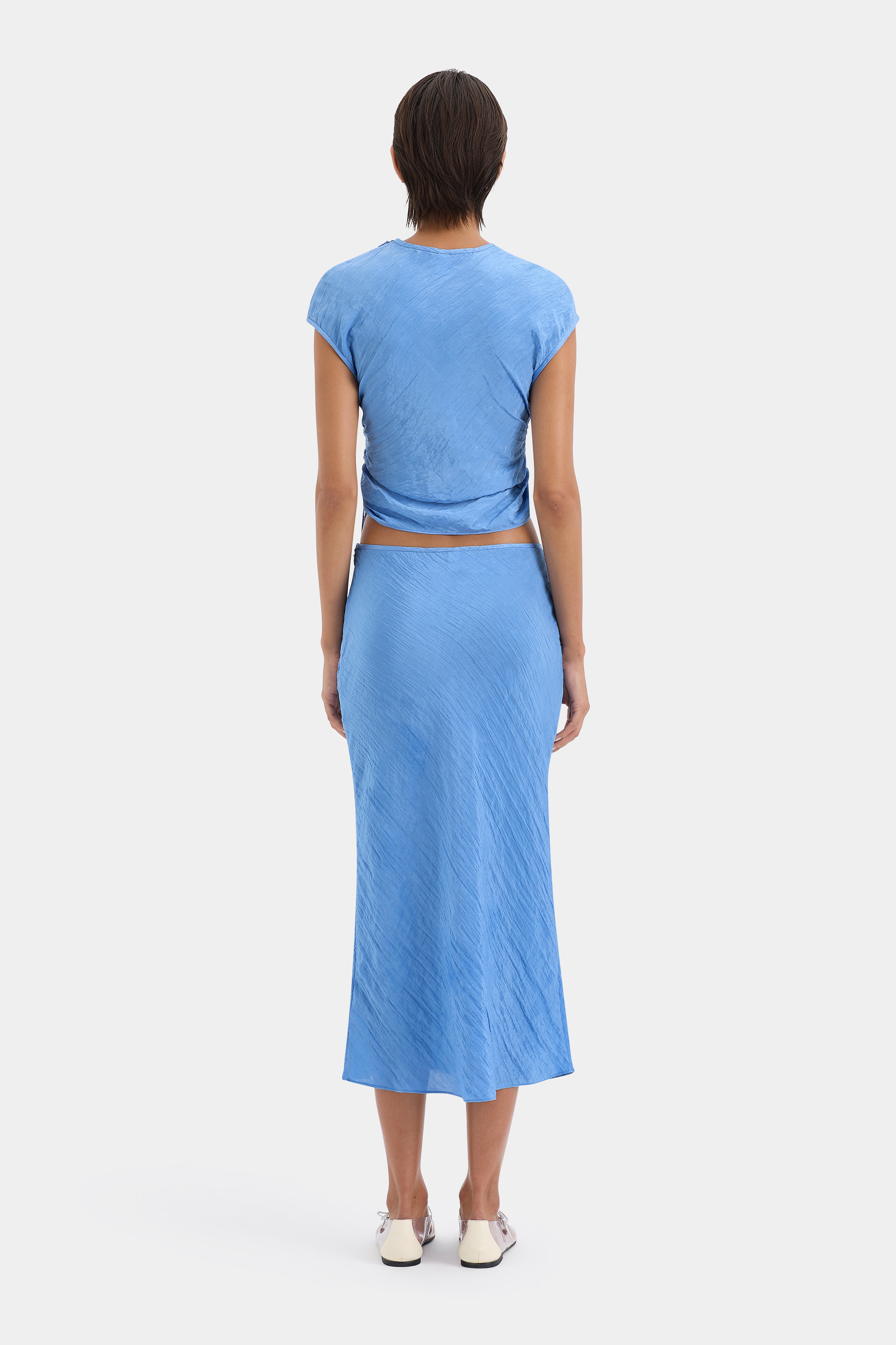 Stylish Ligera Midi Skirt for Women - Flowy A-Line Summer Skirt with Pockets | Perfect for Casual Outfits, Office Wear & Date Nights