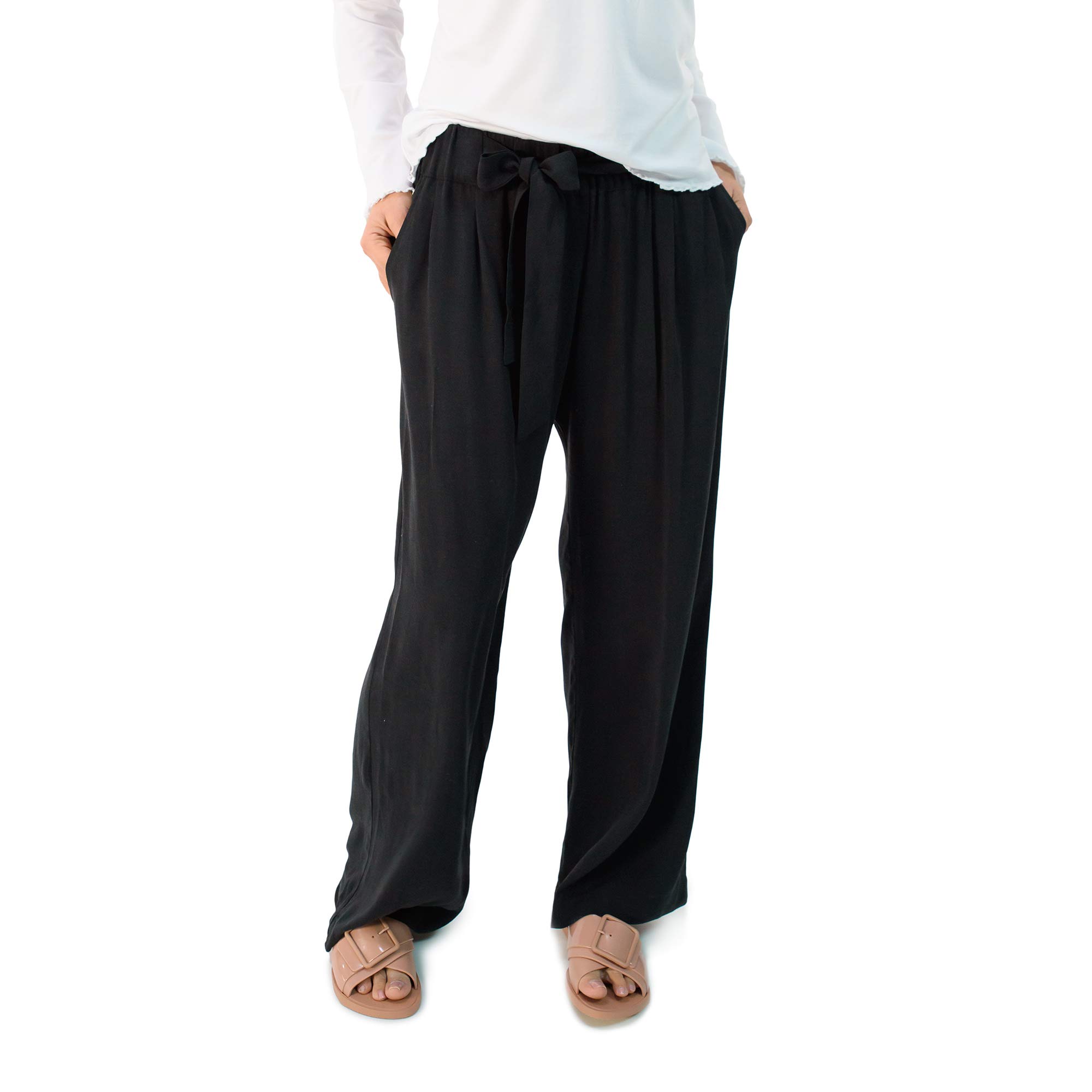 SUN50 Riviera Resort Pants UPF 50+ Sun Protection - Wide Leg Beach Pants for Women & Men - Made in USA - Perfect for Vacation, Poolside, and Summer Outings