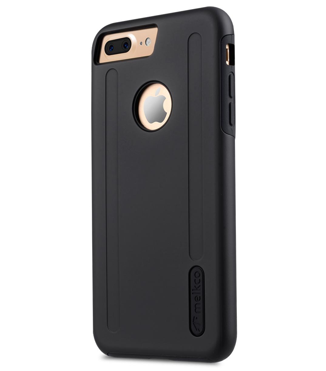 Premium Kubalt Shockproof Case for Apple iPhone 8 Plus & iPhone 7 Plus (5.5 Inch) - Slim Protective Cover with Anti-Scratch Black Matte Finish | Perfect for Daily Use, Outdoor Activities & Travel Protection