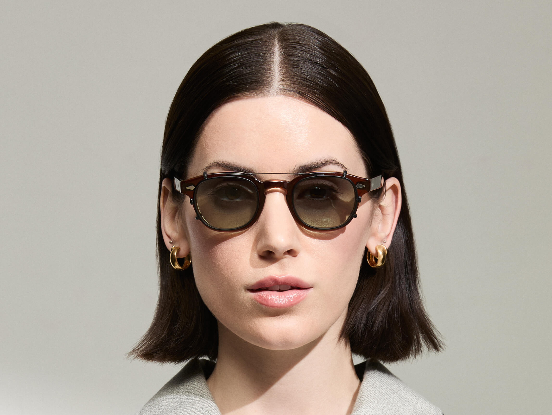 Cliptosh Matte Black Sunglasses with Custom Made Tints™ - Stylish UV Protection for Outdoor Sports & Driving