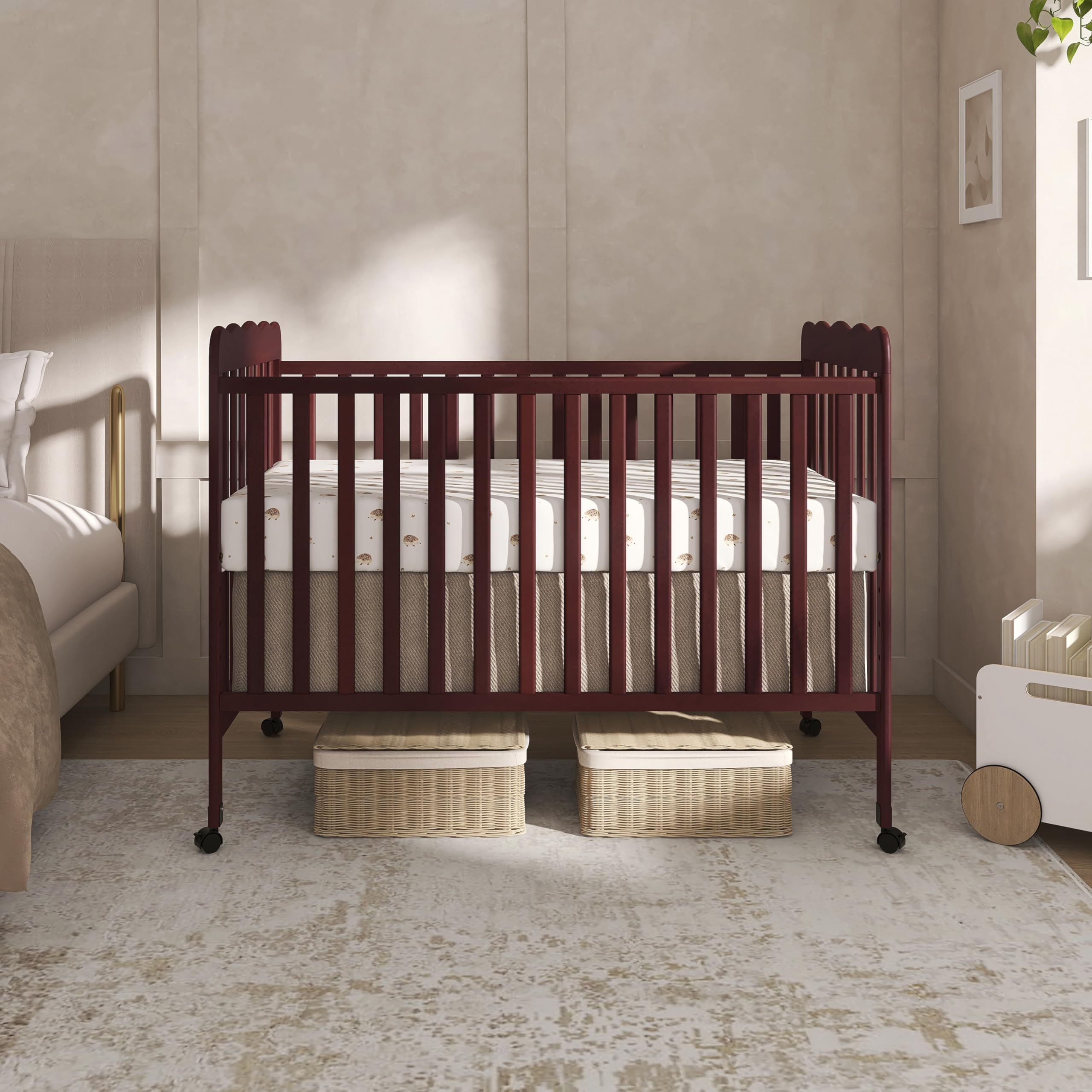 Dream On Me Carson Classic 3-in-1 Convertible Crib - Espresso Finish | Greenguard Gold & JPMA Certified | Converts to Daybed & Toddler Sofa | Safe Nursery Furniture for Baby & Kids Bedroom