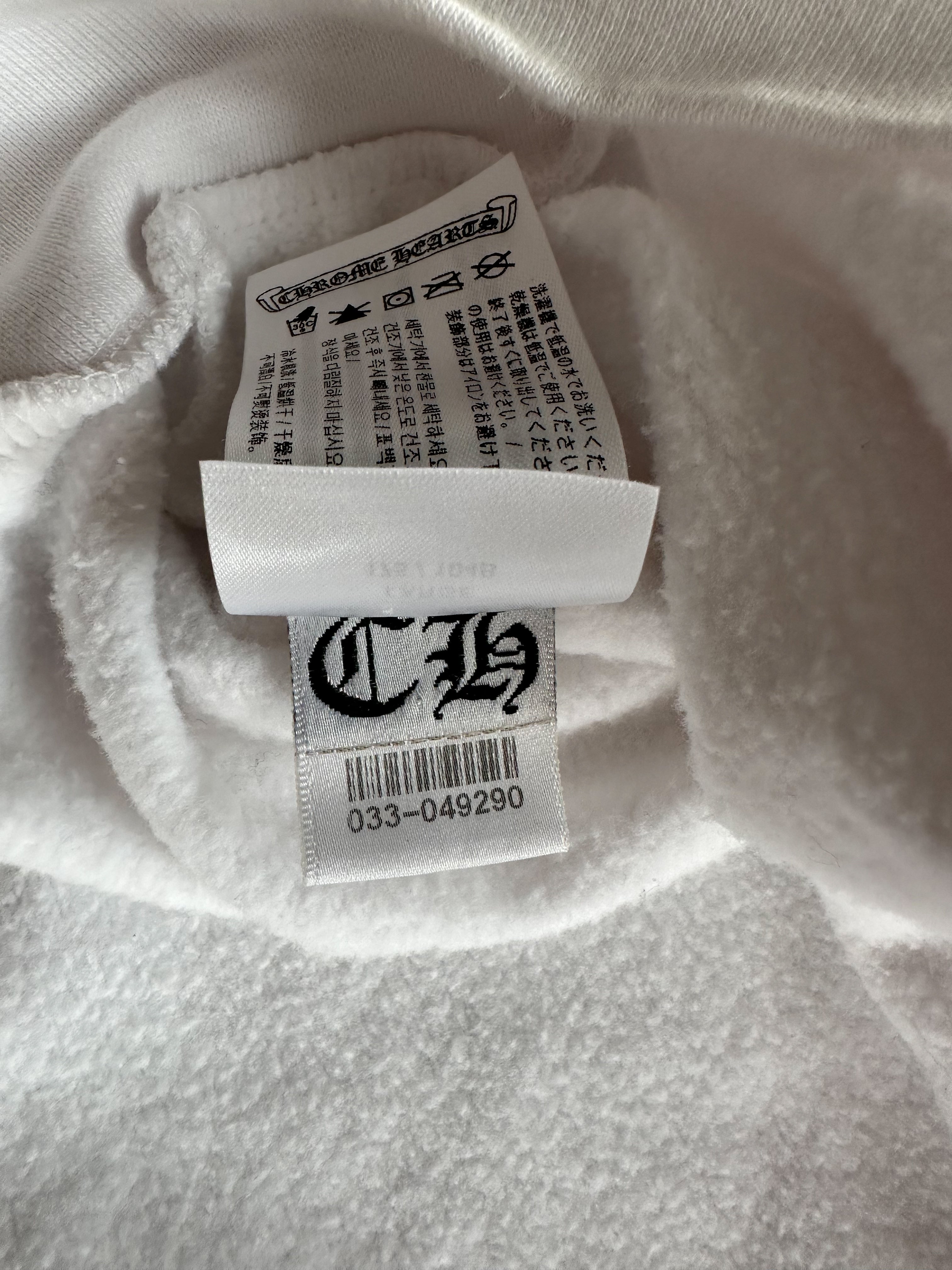 Chrome Hearts White & Black Horseshoe Logo Hoodie for Men & Women | Stylish Streetwear Pullover for Casual Outfits & Urban Fashion