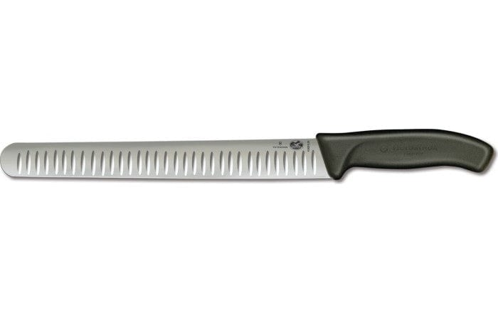 Victorinox 10.25 Inch Granton Edge Slicing Knife - Professional Chef Knife for Precise Meat Cutting & Carving - Perfect for Roasts, Ham & Turkey Slicing