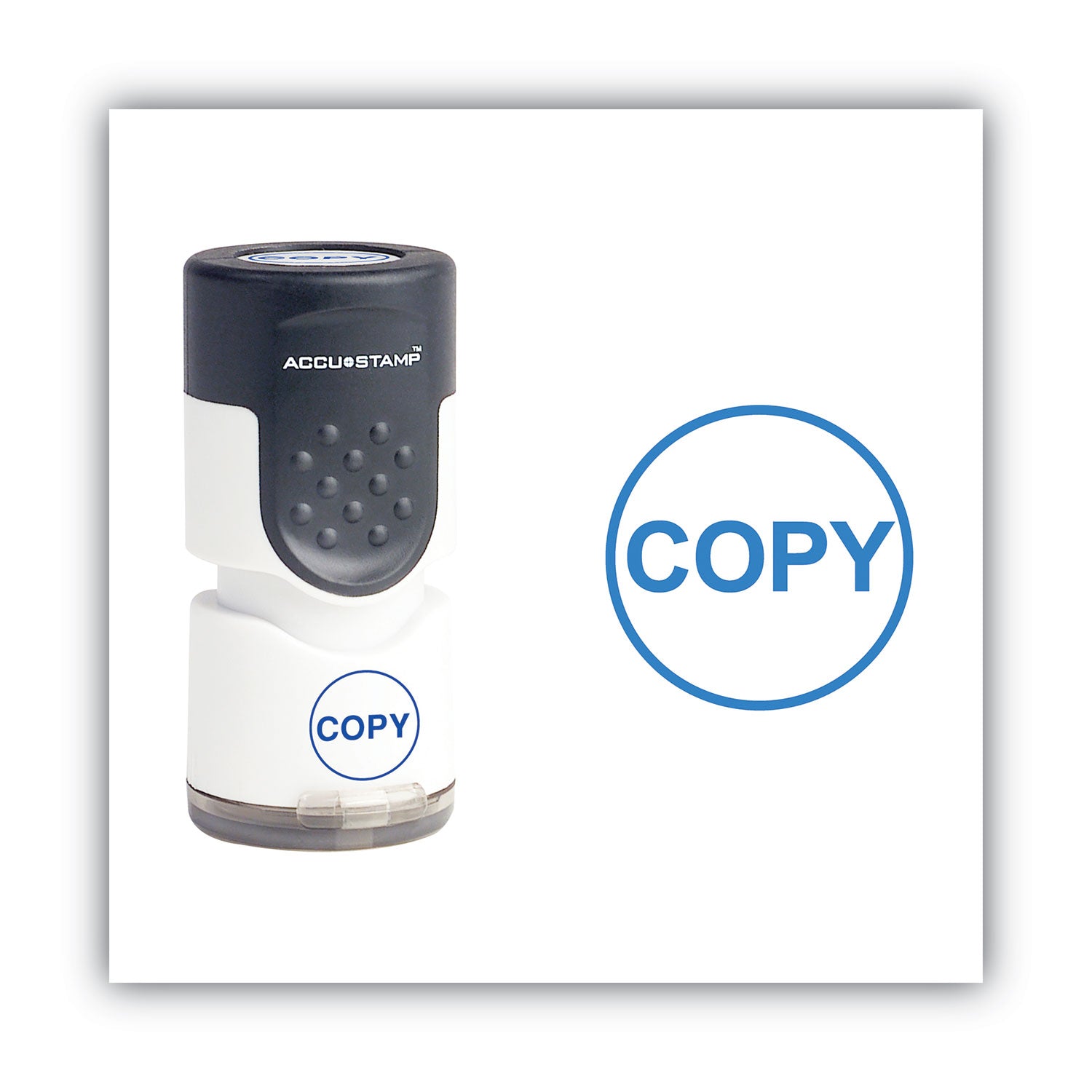 ACCUSTAMP® Pre-Inked Round Stamp - 0.63