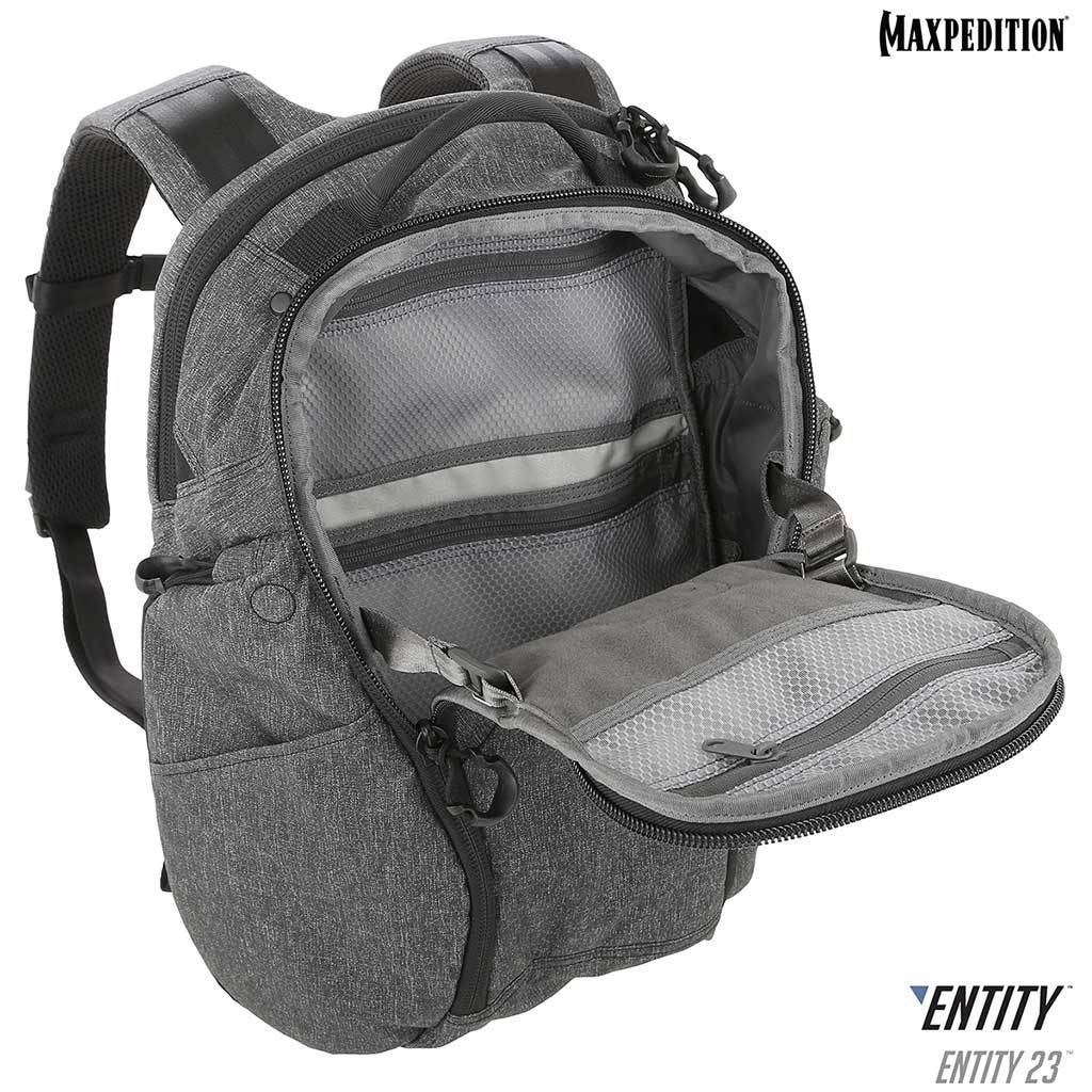 Entity 23™ CCW Concealed Carry Laptop Backpack 23L - Waterproof Anti-Theft Business Travel Backpack for Men & Women - Perfect for Office, College, Airplane & Everyday Commute