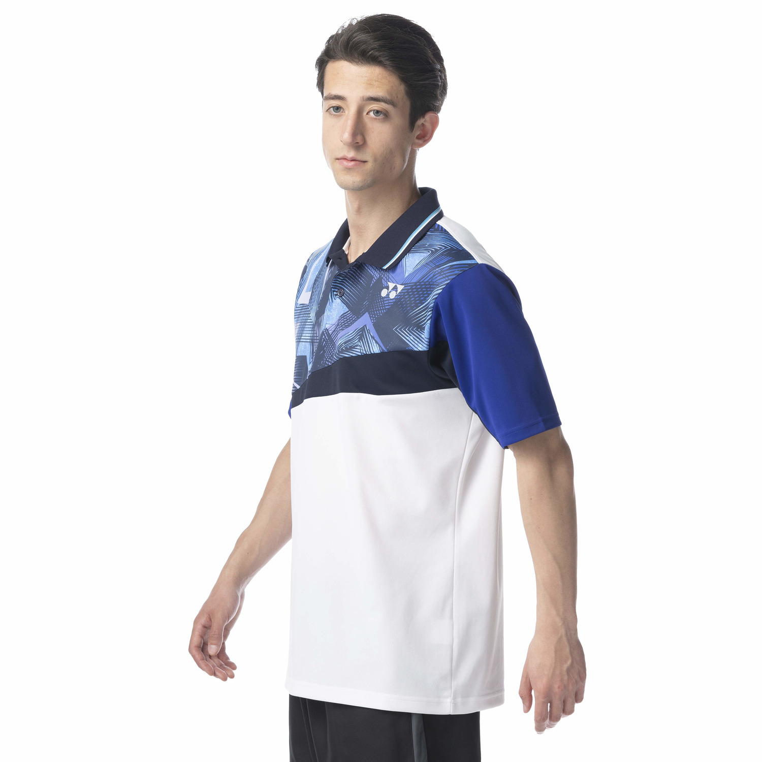 Yonex Premium Men's Sports Polo Shirt 10538 - Breathable Quick-Dry Performance Golf Tennis Shirt - White (Made in Japan) - Ideal for Golf, Tennis & Casual Wear