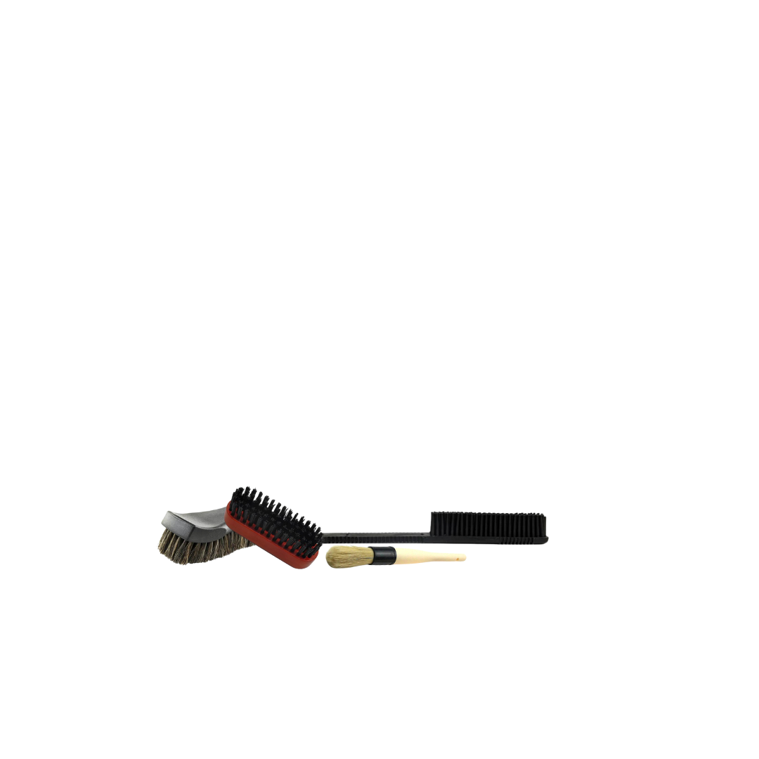 Premium Interior Detail Brush Kit for Car Detailing - Soft Bristle Cleaning Brushes for Dashboard, Vents, and Tight Spaces - Perfect for Auto Detailing Enthusiasts & Professional Detailers