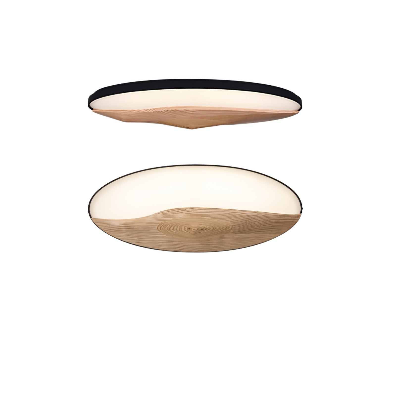 Half Mountain Ceiling Lamp - Modern Nordic Style LED Hanging Light for Living Room, Bedroom, Dining Room - Perfect for Home Decor and Ambient Lighting