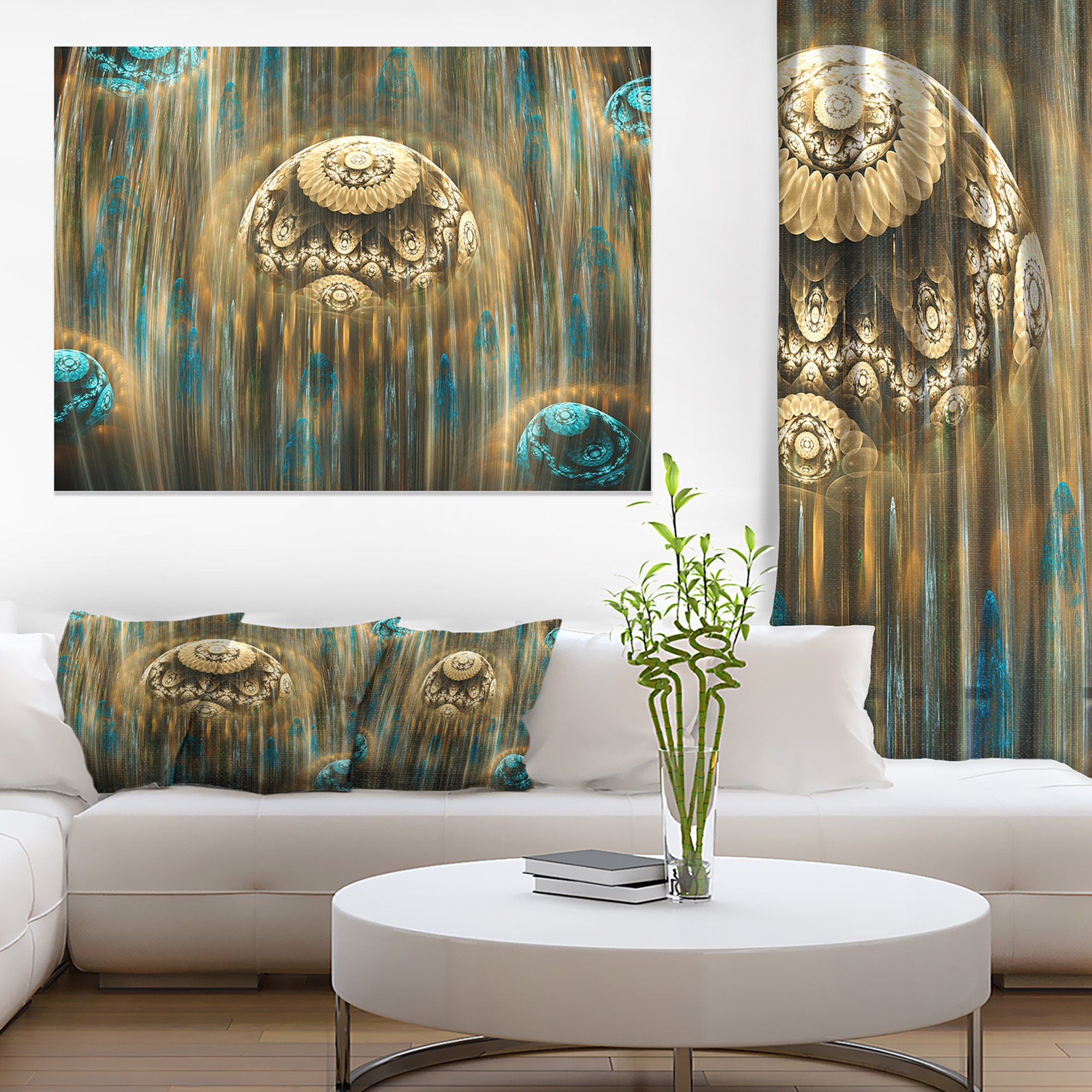 Brown Abstract Oversized Canvas Art - Infinite Universe Wall Decor for Living Room, Bedroom & Office | Large Modern Art Painting for Home & Office Decor
