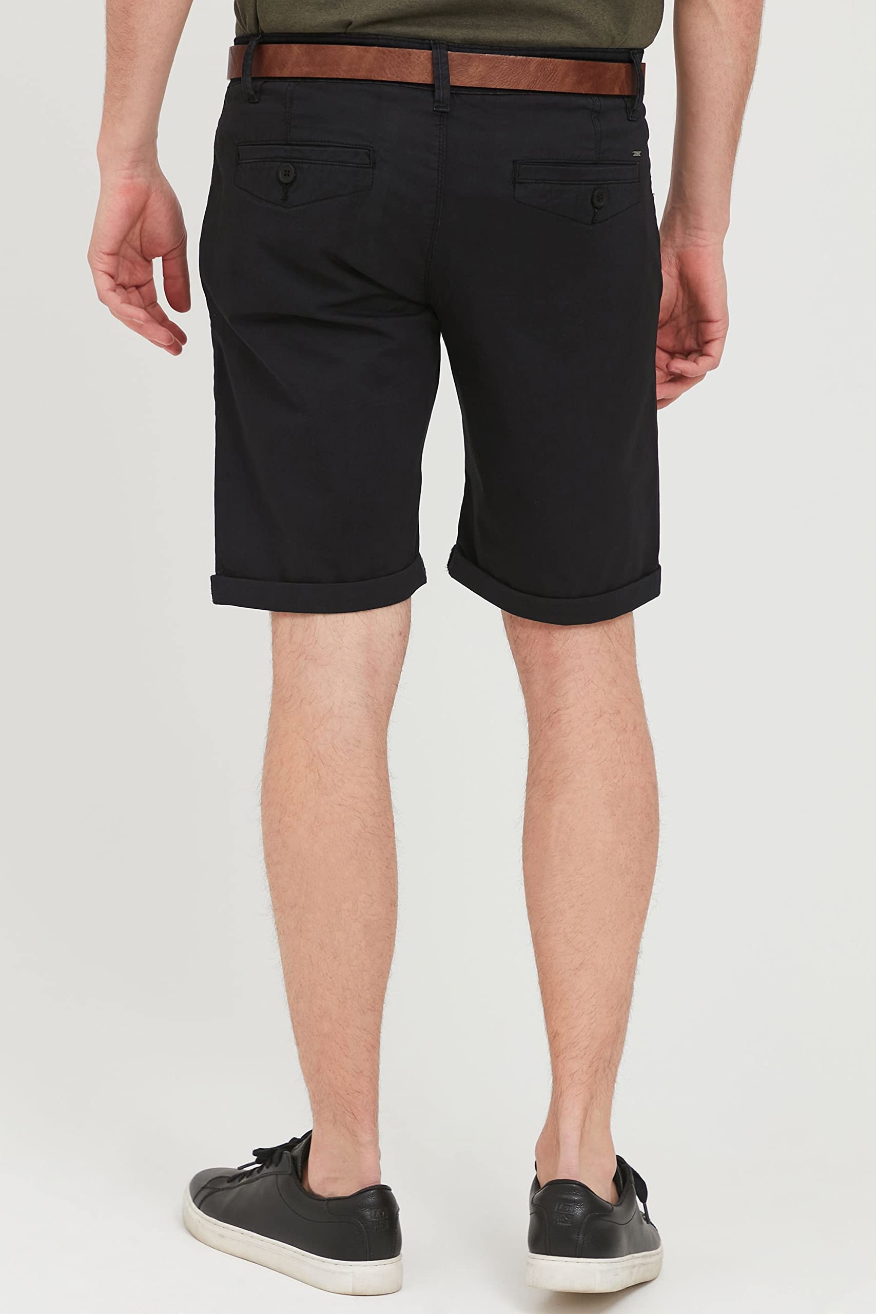 Men's Chino Shorts with Belt - Comfortable Bermuda Casual Shorts for Summer | Perfect for Outdoor Activities, Travel & Beach Vacations