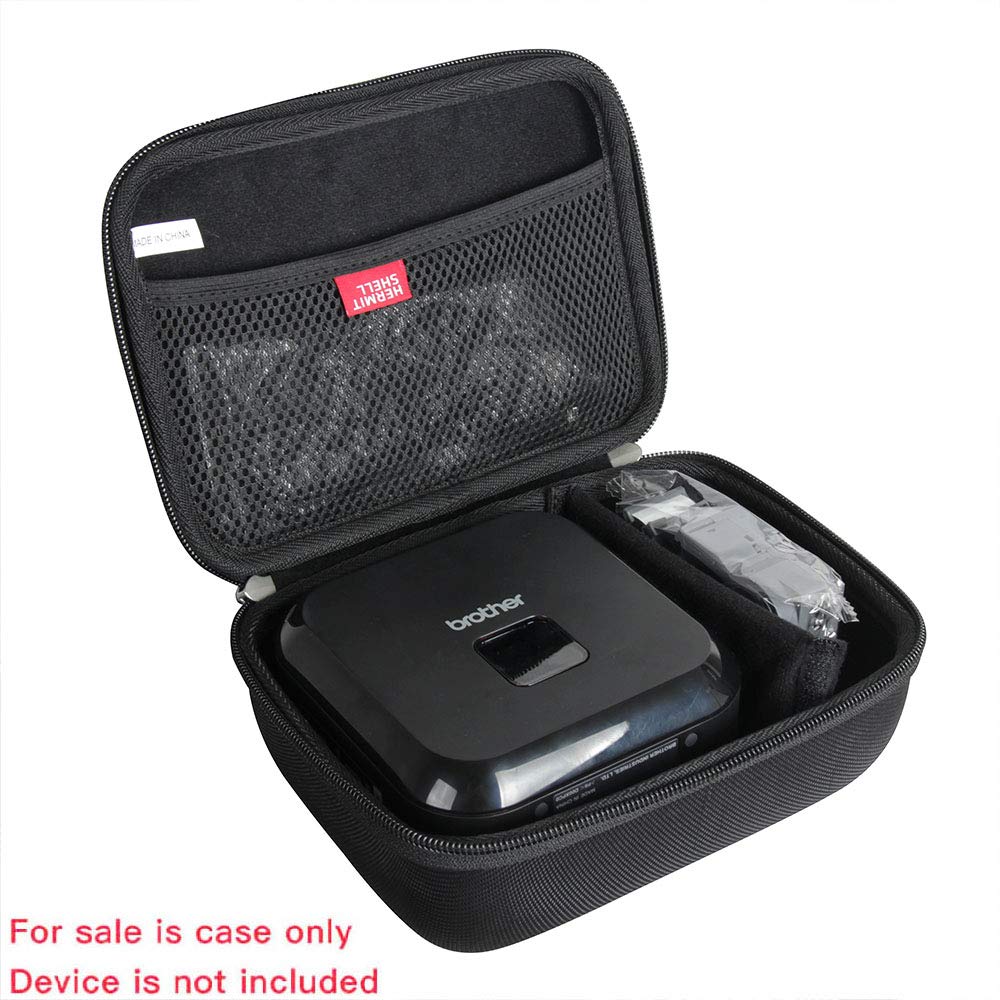 Brother P-Touch Cube Plus PT-P710BT Label Maker Hard Travel Case by Hermitshell - Durable Protective Storage for Office, Home & Travel Organization