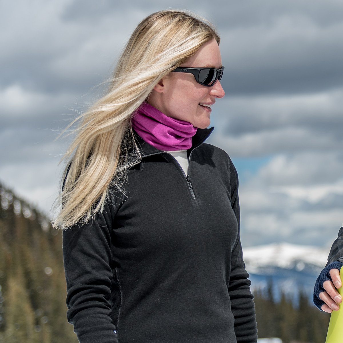Premium 100% Merino Wool Women's 1/4 Zip Midweight Pullover - Soft & Breathable Midlayer for Hiking, Camping & Outdoor Adventures