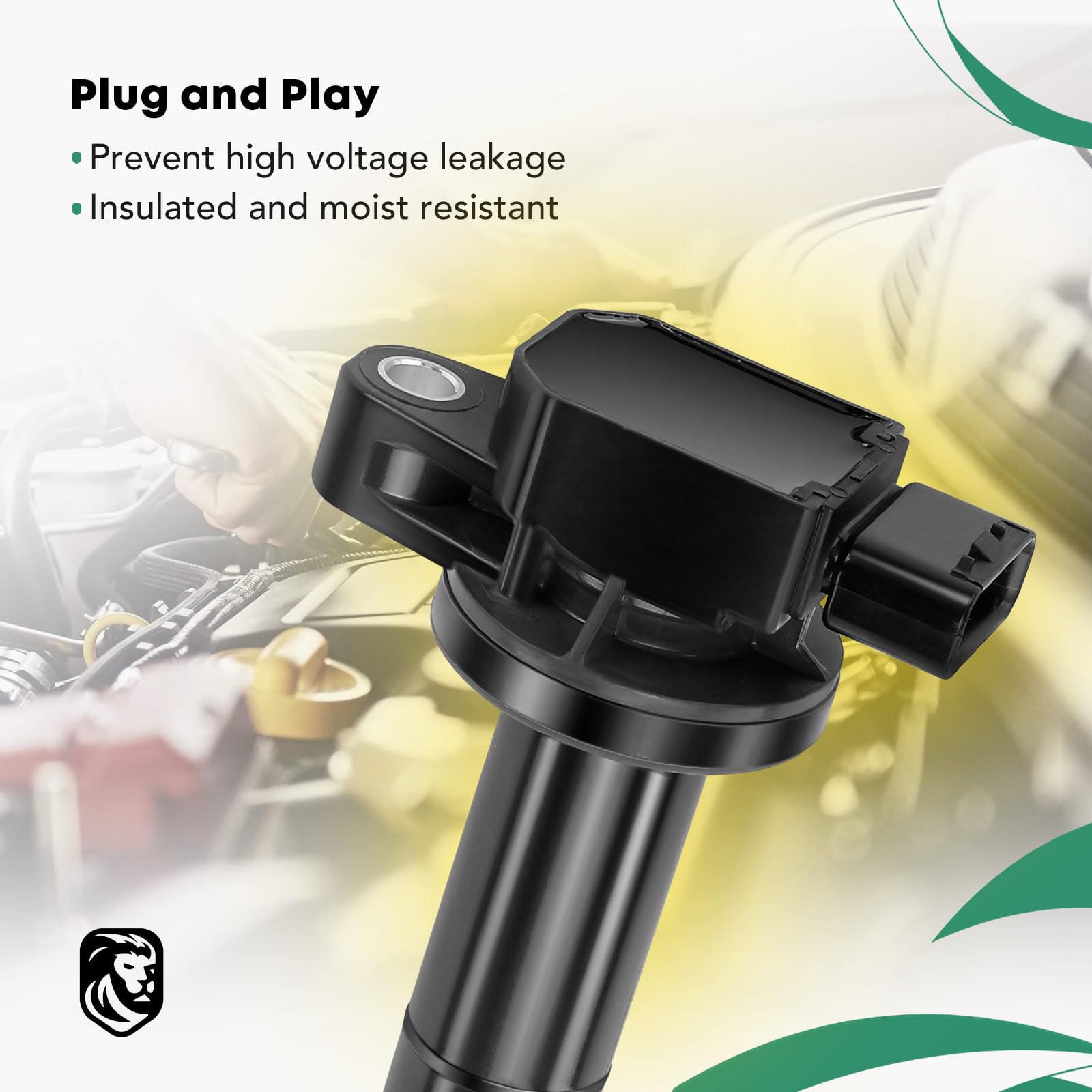 YHTAUTO Ignition Coil Replacement for Scion XA XB 2004-2006, Toyota Echo 2000-2005 Yaris 2004-2018 Prius 2001-2009 Prius C 2012-2019 - Compatible with 1.5L & 1.3L I4 Engines - Direct Replacement for OEM 6731306 - Perfect for Engine Performance & Fuel Efficiency Improvement