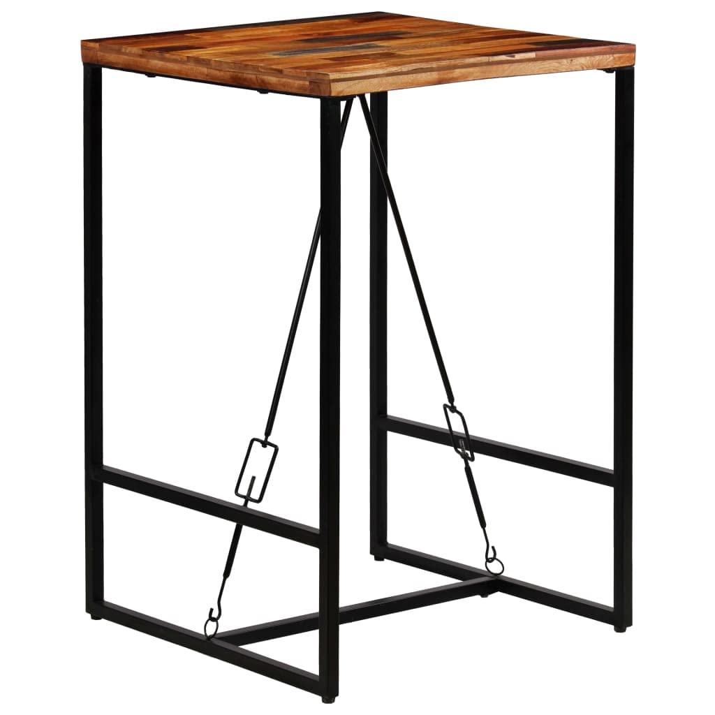Solid Reclaimed Wood Bar Table 27.6