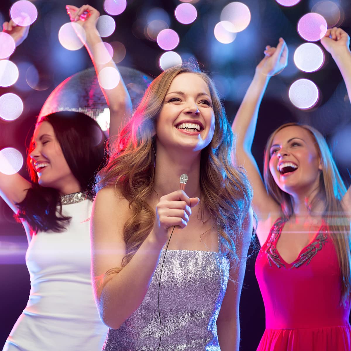 Mini Microphone - Portable Tiny ASMR Mic for iPhone, Android, Laptop | Rose Gold Vocal Recording Mic for Karaoke, Chatting & Singing | Perfect for Podcasting, Live Streaming & Content Creation