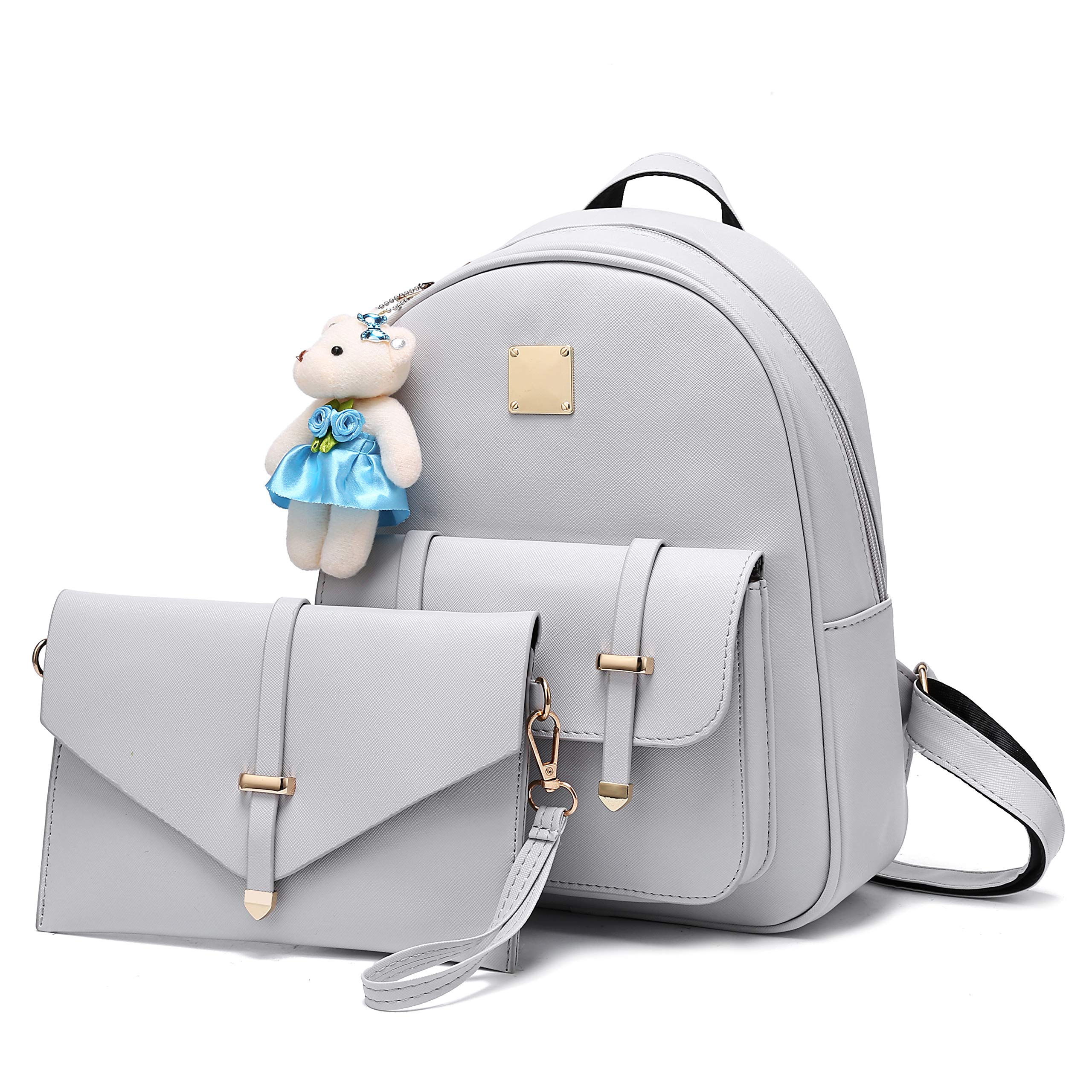 Cute Mini Backpack for Girls - Small PU Leather Backpack Purse Set for Teens & Kids | School, Travel, Shopping & Daily Use