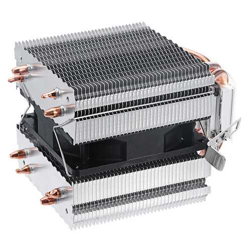 High Performance Aluminum LED CPU Cooler with Heat Sink - Compatible with Intel LGA 1156/1155/1150/775 & AMD - Perfect for Gaming PCs and Workstation Builds