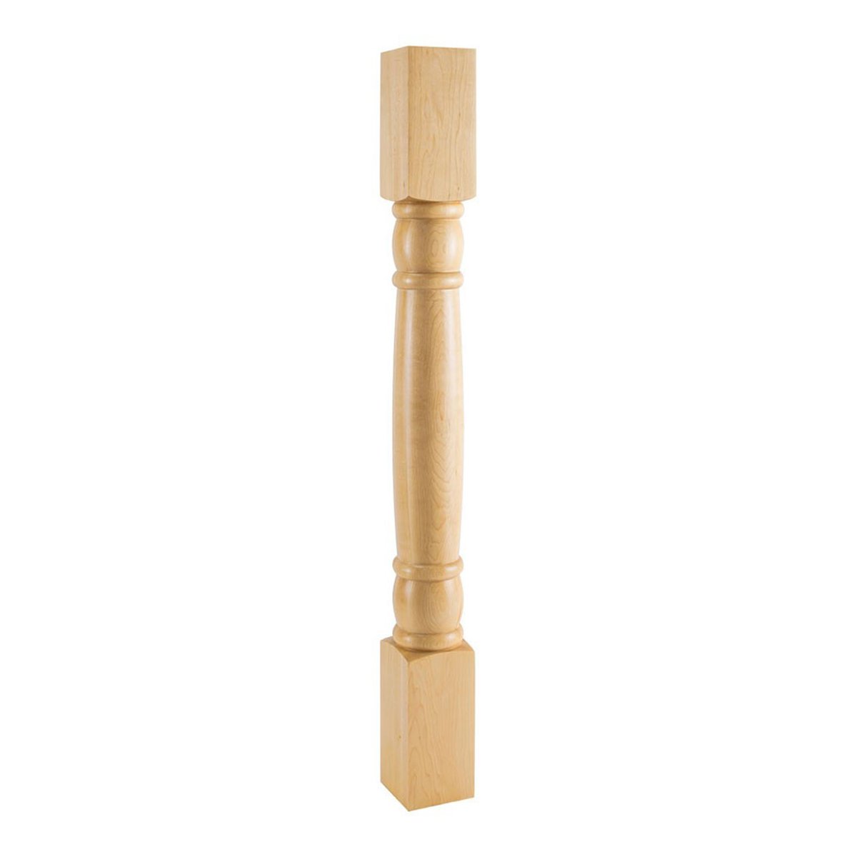 Hardware Resources Alder Doric Wood Post - Decorative Wooden Column for Home and Garden - Perfect for Porch, Patio, and Landscape Design