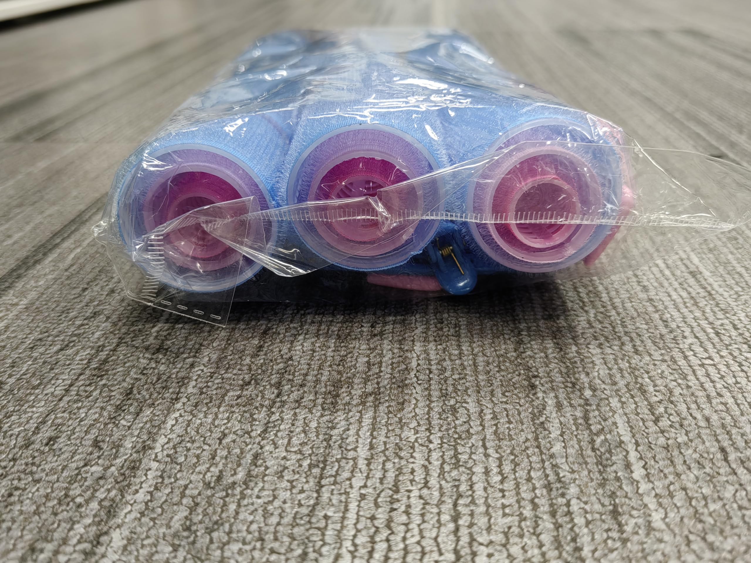 Encuryna 50-Pack Self-Adhesive Hair Rollers Set - No Heat Curling Rollers with Comb & Duckbill Clips for Women - Salon & Home Hair Styling - Perfect for Creating Natural Curls, Waves & Volume