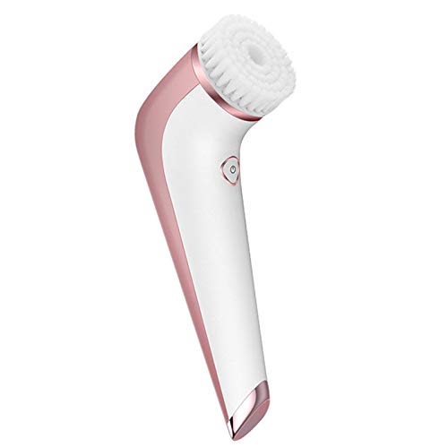 Qutsvosh Electric Facial Cleansing Brush with Silicone Bristles - Deep Pore Cleaner, Exfoliator & Skin Massager for Glowing Skin | Perfect for Daily Skincare & Makeup Removal