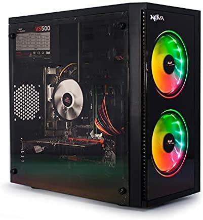 Renewed Veno Scorp ARGB Gaming PC - Intel i5, 240GB SSD + 500GB HDD, 8GB RAM, GT730 2GB, Windows 10, WiFi | Perfect for Esports, Streaming & Home Office Use