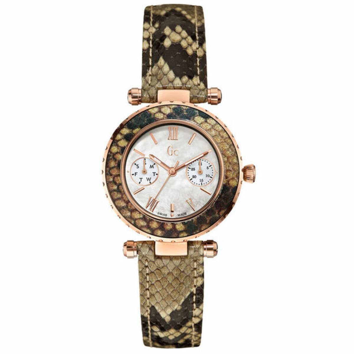 GUESS Women's X35006L1S Mother of Pearl Watch with Adjustable Strap for Girls Age 11-13 - Perfect for School, Parties & Everyday Wear