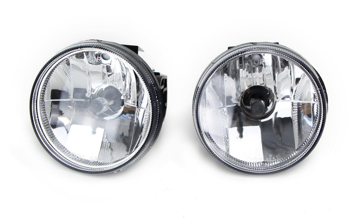 Clear Lens Fog Lights with H3 Halogen Bulbs for 1999-2002 Dodge RAM 1500 & 2500 - Durable Off-Road Lighting for Night Driving & Bad Weather