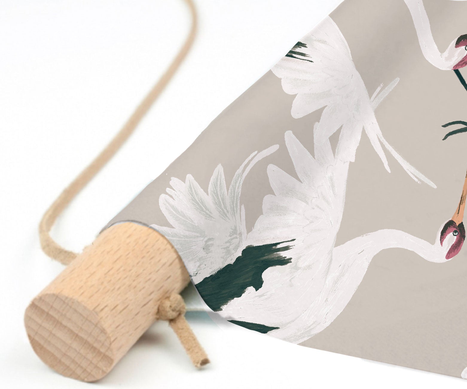 Stork Nude Textile Poster - Elegant Wall Art Decor for Living Room, Bedroom & Office - Perfect for Home & Commercial Spaces