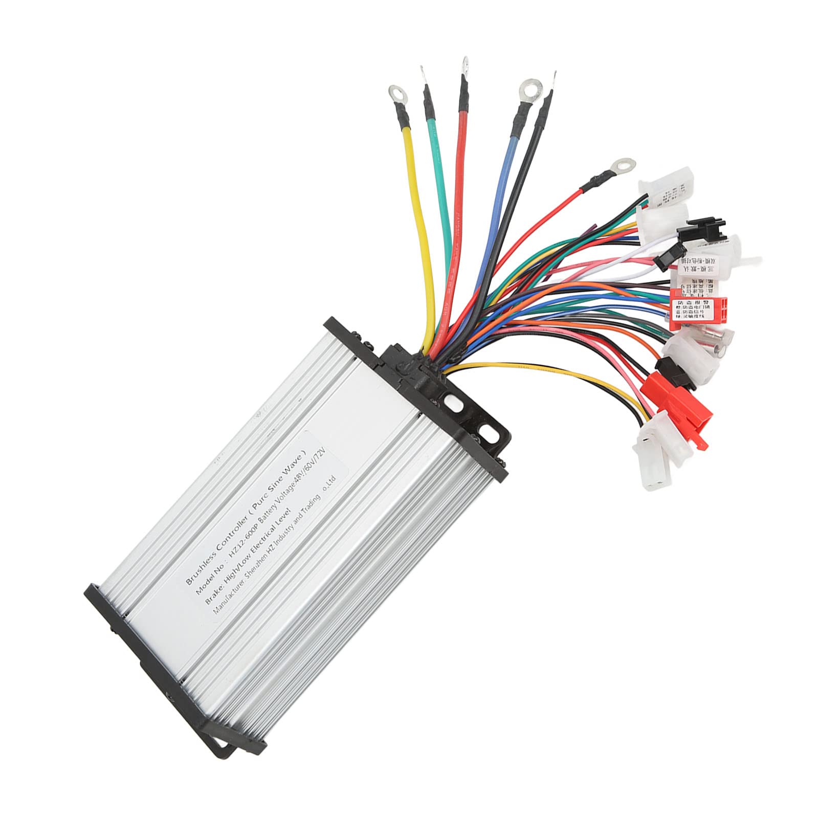 VBESTLIFE 48V 60V 72V 600W Brushless Motor Controller - Electric Tricycle Conversion Kit for E-Bikes, Scooters & Mobility Vehicles | High Power Speed Control for DIY Electric Vehicle Upgrades